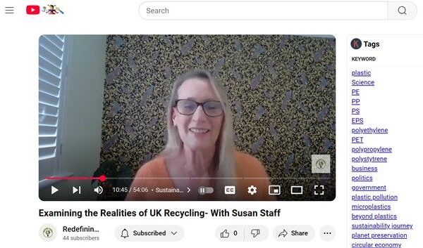 Redefining Plastics Podcast with Susan Staff